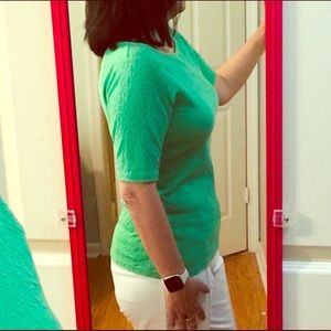 NY&C Kelly green knit top - Size medium